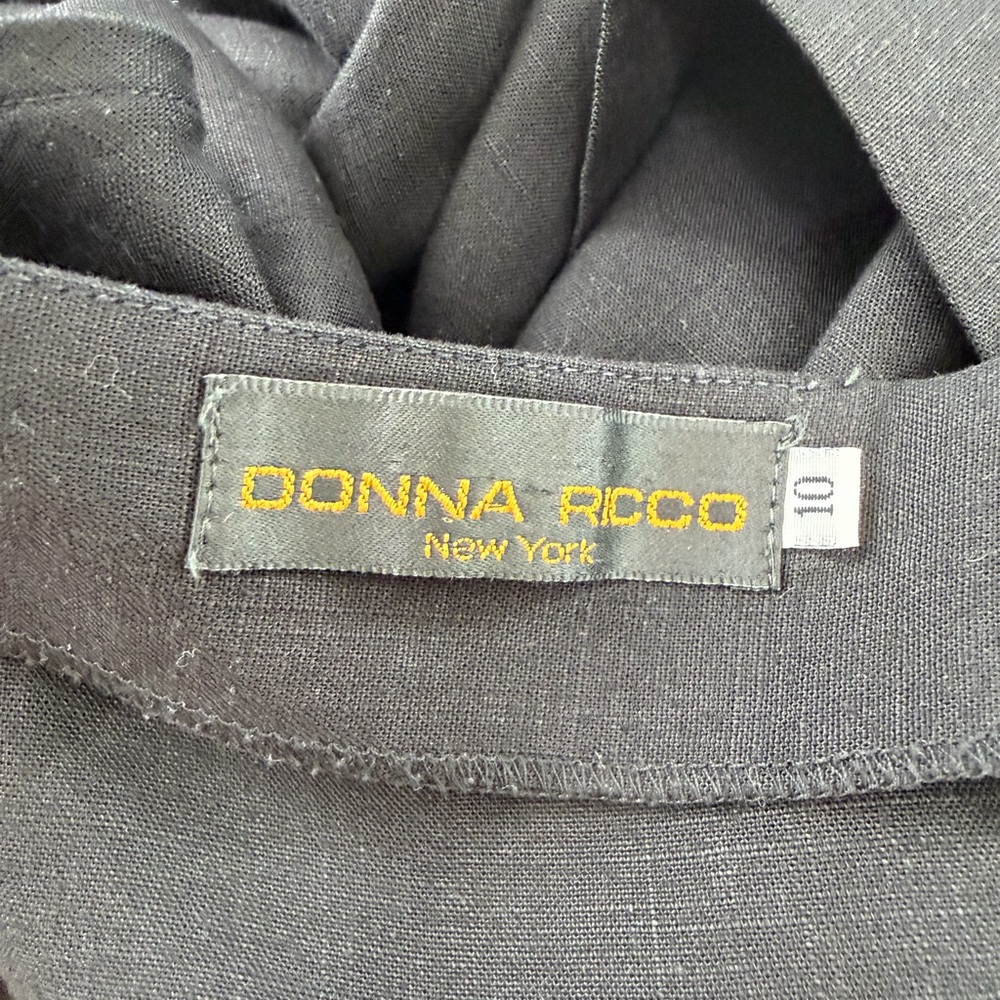Donna Ricco Classic Black Midi Dress - Picture 7 of 8
